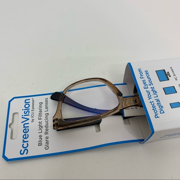 Blue Light Filtering Glare Reducing Tortoise Shell Eyeglasses Screen Vision - Picture 5 of 7